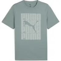 Puma GRAPHIC WORDING TEE Pánské triko, zelená, velikost