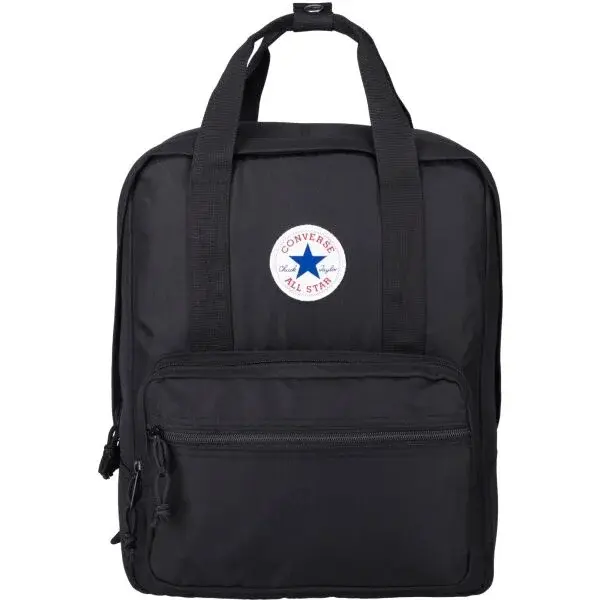Converse CAU CONVERSE SQUARE BACKPACK Městský batoh, černá, velikost