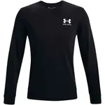 Under Armour RIVAL TERRY LC CREW Pánská mikina, černá, velikost S