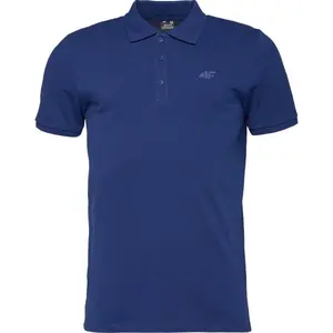 4F POLO SHIRT Pánské polo triko, tmavě modrá, velikost