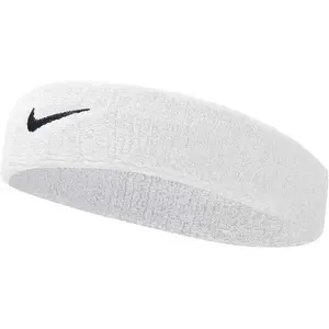 Nike SWOOSH Čelenka, bílá, velikost UNI