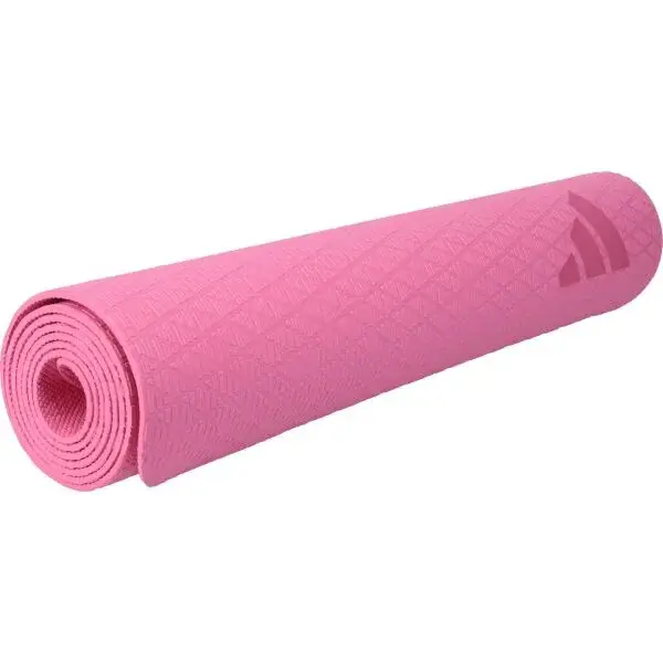 adidas YOGA MAT 4 MM Jógamatka, růžová, velikost