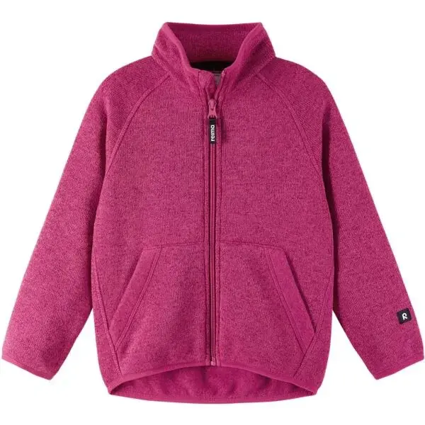REIMA HOPPER Dětský fleecový svetr, růžová, velikost