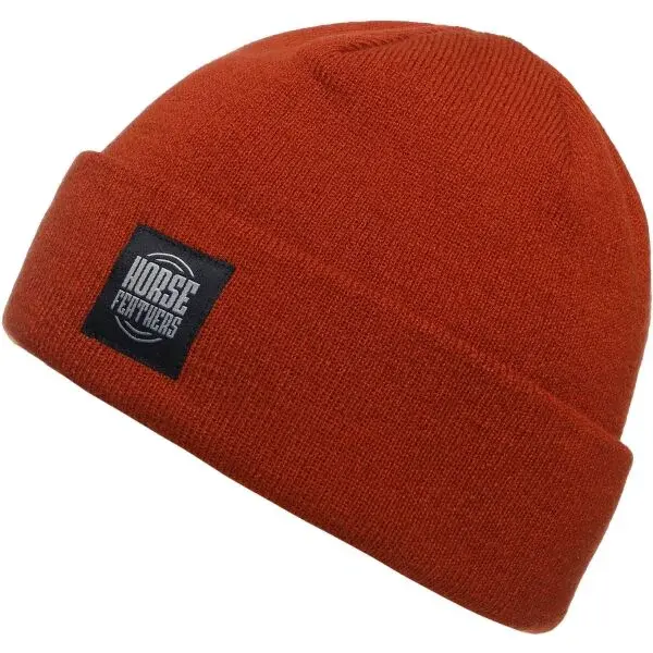 Horsefeathers DEKE Pánská zimní čepice, červená, velikost UNI