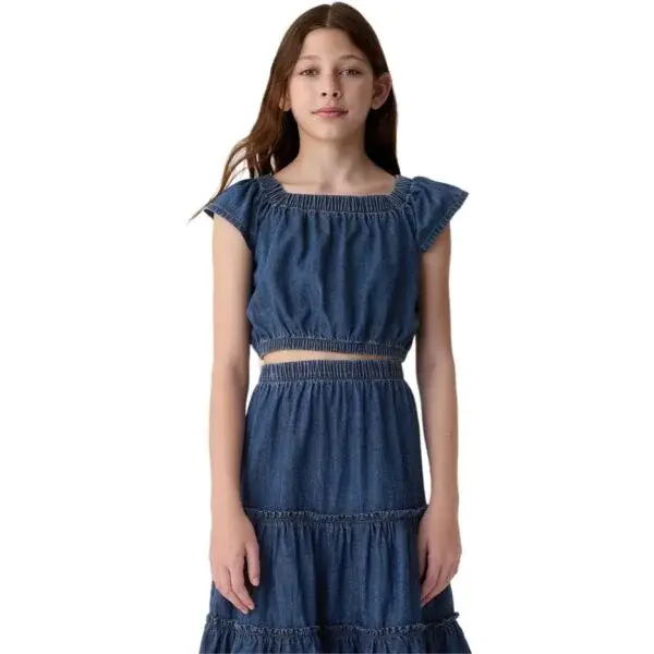 GAP FLUTTER Dívčí tílko, tmavě modrá, velikost