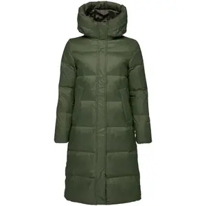 Lotto LAVENDER Dámský dlouhý prošívaný kabát, khaki, velikost