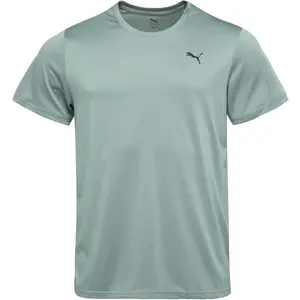 Puma M TAD ESSENTIALS SOLID CAT TEE Pánské triko, světle zelená, velikost