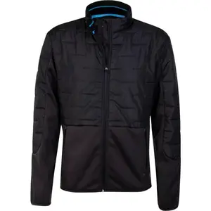 GREGNORMAN QUILTED JACKET Pánská golfová bunda, černá, velikost