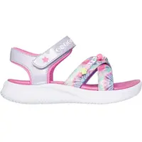 Skechers JUMPSTERS SANDAL - TIE DYE BFFS Dívčí sandály, růžová, velikost