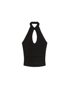 Bershka Top  čierna