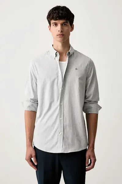 Scotch & Soda košeľa pánska bavlnená s elastanom