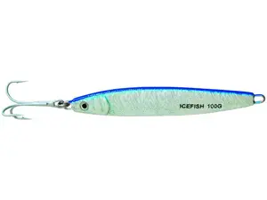 Ice fish pilker 3d modrá - 50 g