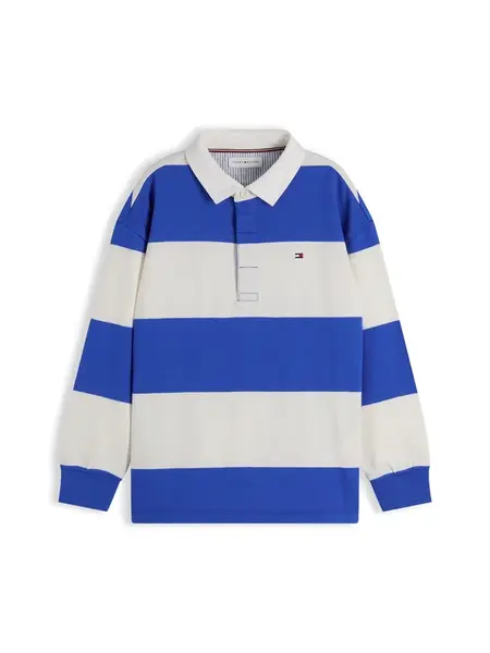 TOMMY HILFIGER Tričko  modrá / červená / biela