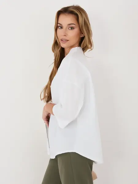 Biela dámska košeľa