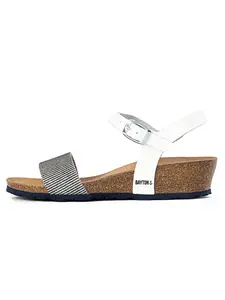 Bayton Sandále 'LEGANES'  tmavomodrá / biela