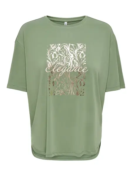 ONLY Tričko 'ONLFree'  zlatá / kiwi