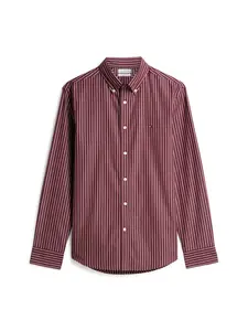 TOMMY HILFIGER Košeľa 'Flex'  karmínovo červená / biela
