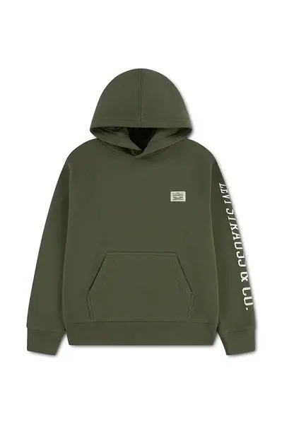 Levi's  mikina detská s bavlnou SLEEVE HIT HOODIE