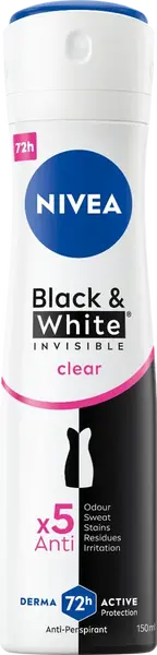 NIVEA Black & White Invisible Clear