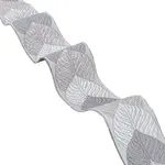 Polyester Jacquard Leaf Ribbon for Garment Accessories