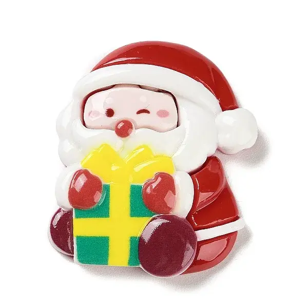 Christmas Theme Opaque Resin Cabochons