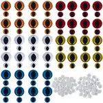80 Sets 10 Style Plastic Doll Eyes