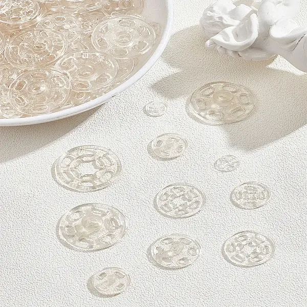 4 Styles Plastic Sewing Snap Buttons