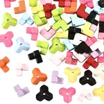 60Pcs Baking Paint Opaque Acrylic Beads