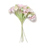 Cloth & Paper & Iron Artificial Mini Flower Bouquet for DIY Crafts
