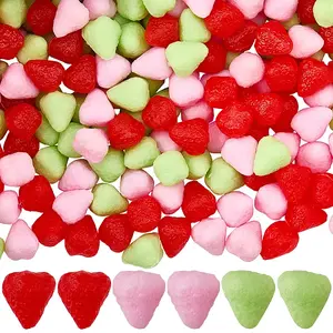 150Pcs 3 Styles PVC Strawberry Display Decorations