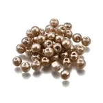 Baking Paint Pearlized Glass Pearl Round Beads
