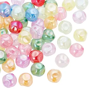 60Pcs Transparent Acrylic Beads