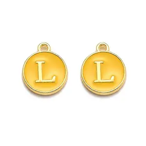 Golden Plated Alloy Enamel Charms
