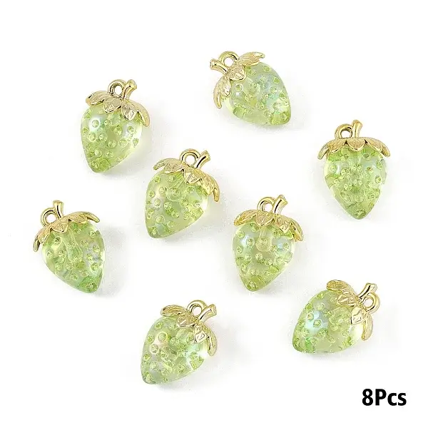 Transparent Acrylic with Alloy Pendants
