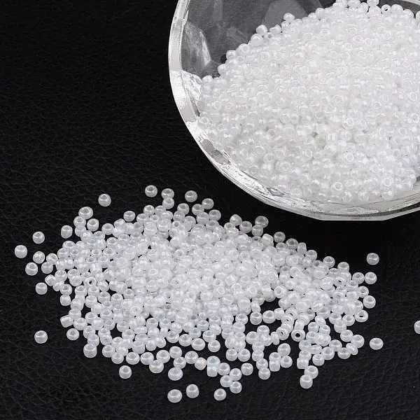 12/0 Ceylon Round Glass Seed Beads