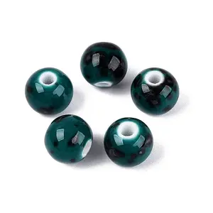 Vintage Handmade Porcelain Beads