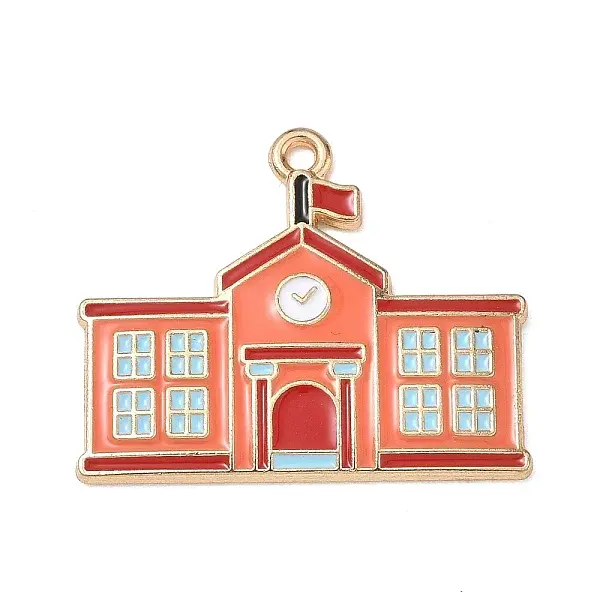 Alloy with Enamel Pendants
