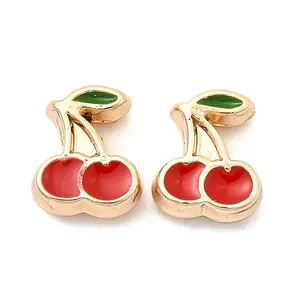 Brass Enamel Beads
