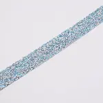 Glitter Resin Hotfix Rhinestone(Hot Melt Adhesive On The Back)