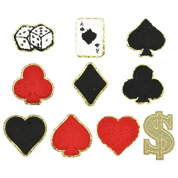 11Pcs 11 Styles Computerized Embroidery Cloth Iron on/Sew on Patches