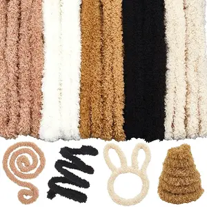 10Pcs 5 Colors Coral Fleece Sticks