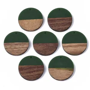 Resin & Wood Pendants