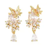 Brass Micro Pave Cubic Zirconia Pendants
