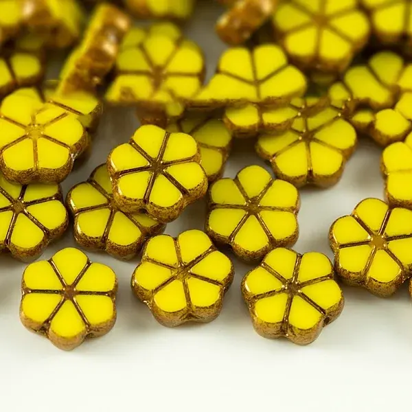 Antique Style Czech Glass Beads