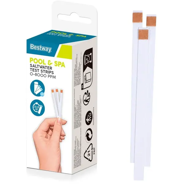 Bestway Testovacie prúžky na soľ v bazéne a vírivke 25 ks