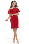 Awama Woman's Dress A221 Red