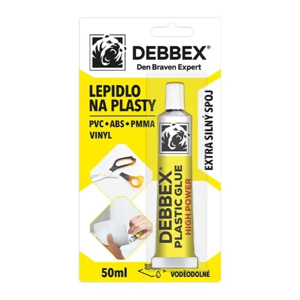Lepidlo na plasty, DEBBEX ,50ml