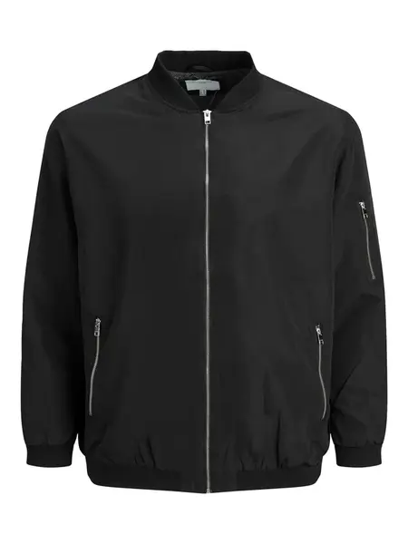Jack & Jones Plus Prechodná bunda 'Rush'  čierna