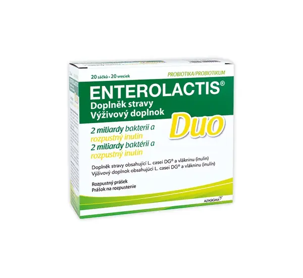 ENTEROLACTIS® Duo probiotiká a prebiotiká
