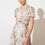 Trendyol Multi Color Belted Woven Dress